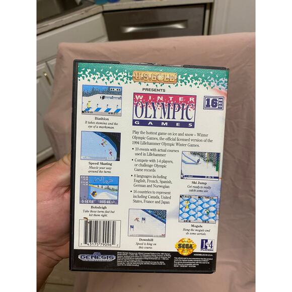 Winter Olympic Games CIB (Sega Genesis, 1993) CIB - Picture 2 of 3